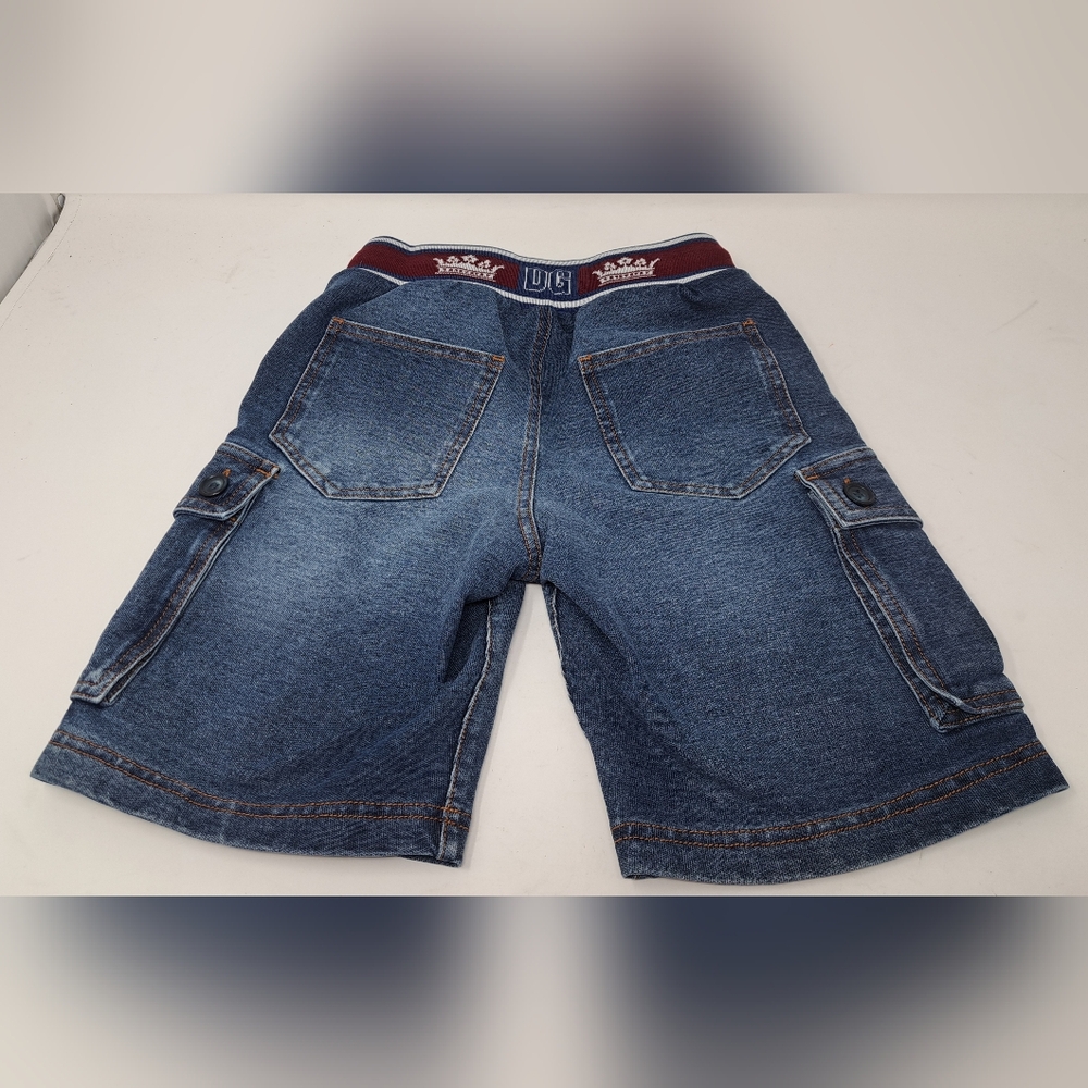 Dolce & Gabanna Kids Boy's Denim Shorts Cargo Italy Size 5 20-21" Waist - Picture 5 of 12